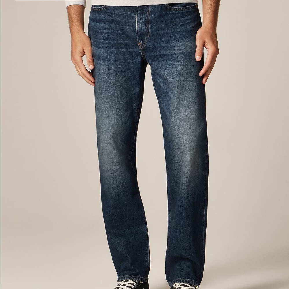J crew Classic jean in vintage dark wash denim
